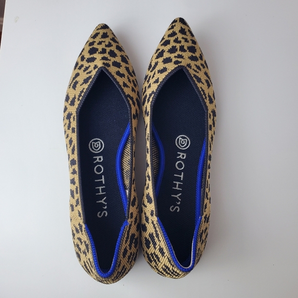 Rothy's The Point Slip On Flats Desert Cat Size 7 - Picture 5 of 16